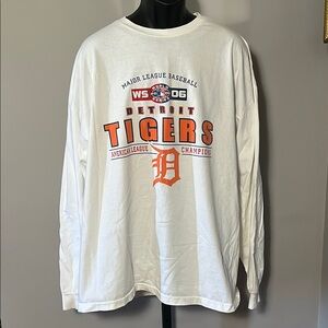 Detroit Tigers VINTAGE 3XL Major League Baseball Long Sleeve T Shirt